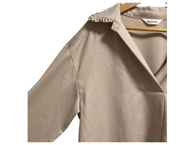Autre Marque Blusa Ingeborg Micro T/R Gabardine Rosa - vista 3