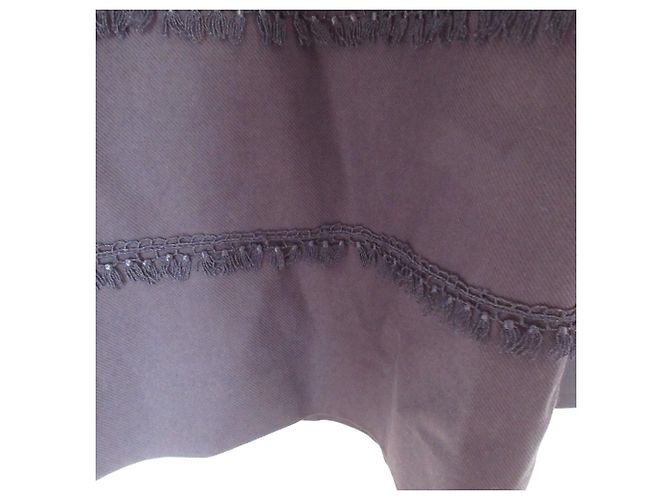 Autre Marque ANAYI Spitzenkleid aus Leinenmischung Blau Marineblau - Ansicht 6