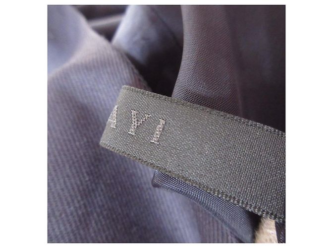 Autre Marque ANAYI Spitzenkleid aus Leinenmischung Blau Marineblau - Ansicht 8