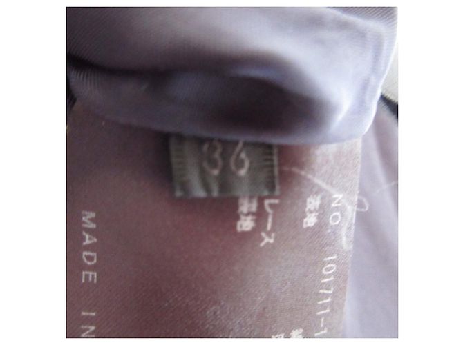 Autre Marque ANAYI Spitzenkleid aus Leinenmischung Blau Marineblau - Ansicht 9