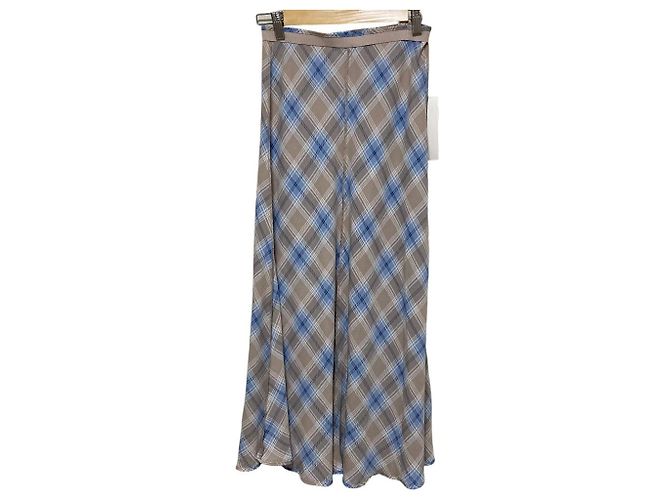 Autre Marque Falda estrecha con estampado de cuadros Mila Owen Azul Azul claro - vista 5