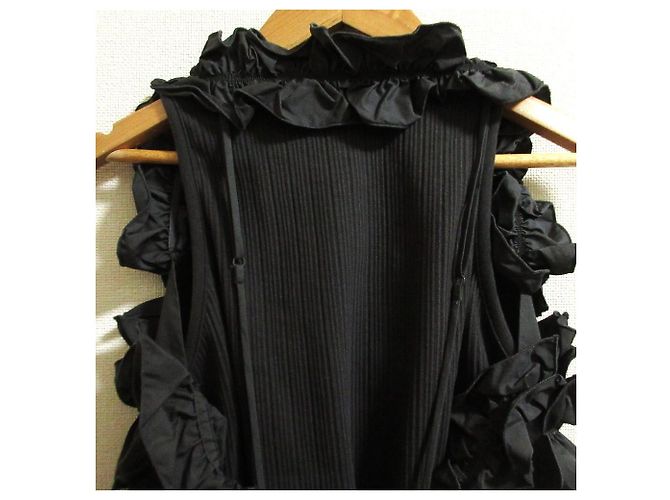 Autre Marque Snidel Rüschen-Camisole-Kleid Set Braun Anthrazitgrau - Ansicht 5