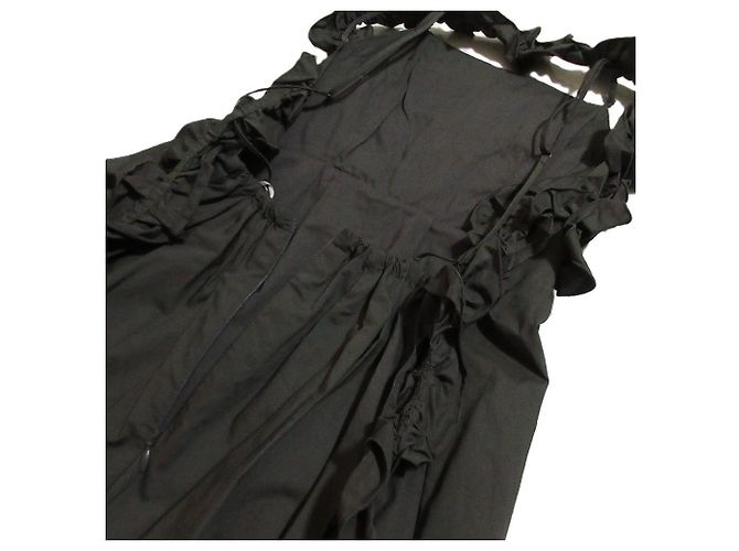 Autre Marque Snidel Rüschen-Camisole-Kleid Set Braun Anthrazitgrau - Ansicht 6