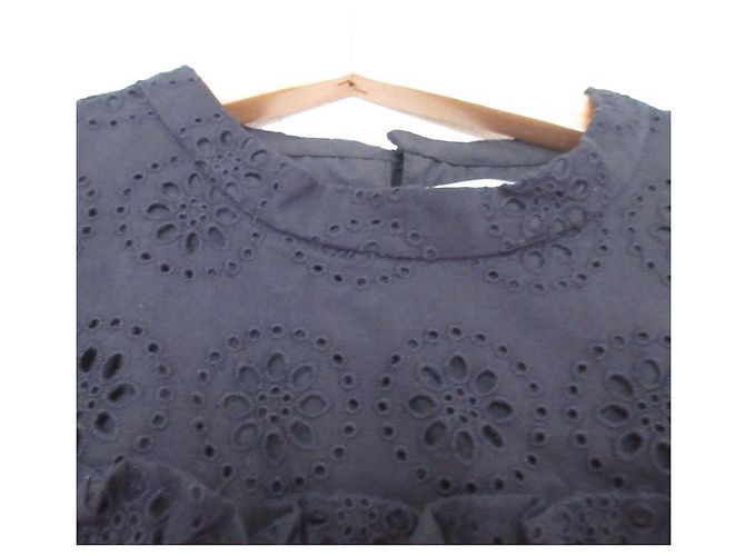 Autre Marque Vestido de encaje bordado 31 Sons de mode Negro - vista 3