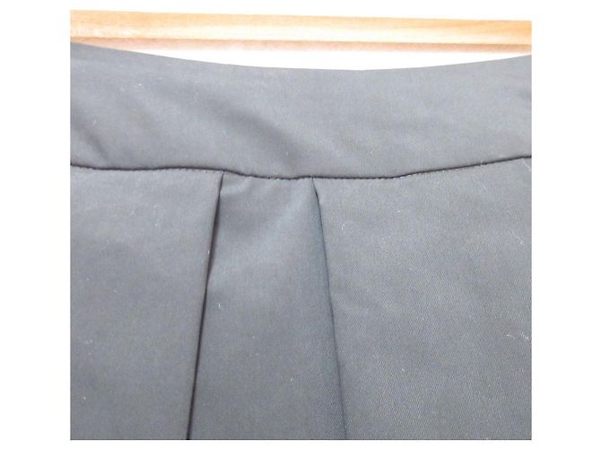 Autre Marque Falda fruncida Sybilla Negro - vista 3