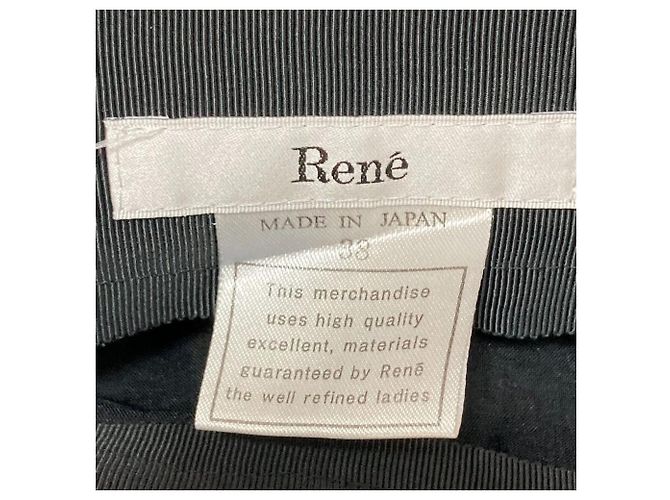 Autre Marque Falda larga transparente Rene Negro - vista 5