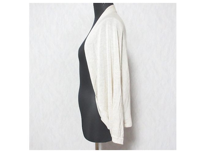 Autre Marque Cárdigan de punto Leilian Beige - vista 3