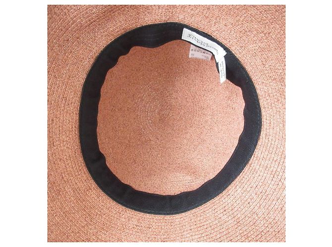 Autre Marque Cappello a tesa larga in carta CA4LA NOVA2 Rosa - vista 4