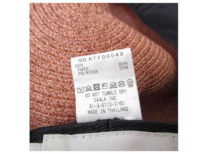 Autre Marque Cappello a tesa larga in carta CA4LA NOVA2 Rosa - vista 8