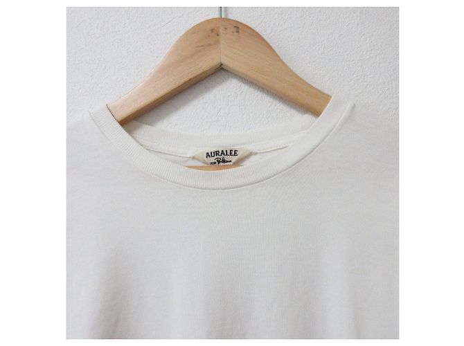 Autre Marque Camiseta Cropped AURALEE Ron Herman Limited Blanco - vista 3