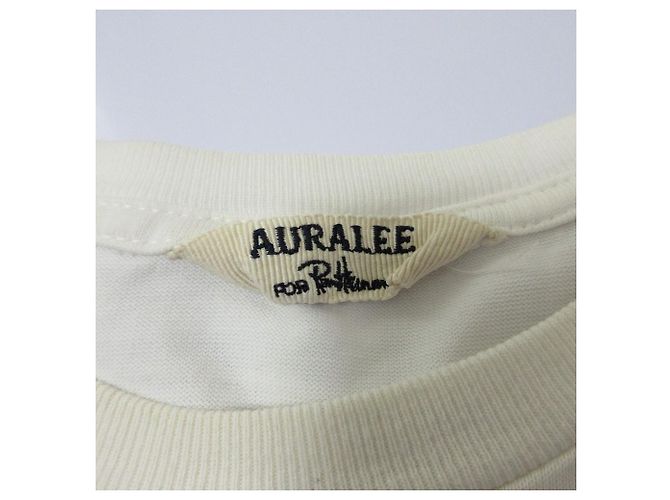 Autre Marque Camiseta Cropped AURALEE Ron Herman Limited Blanco - vista 5