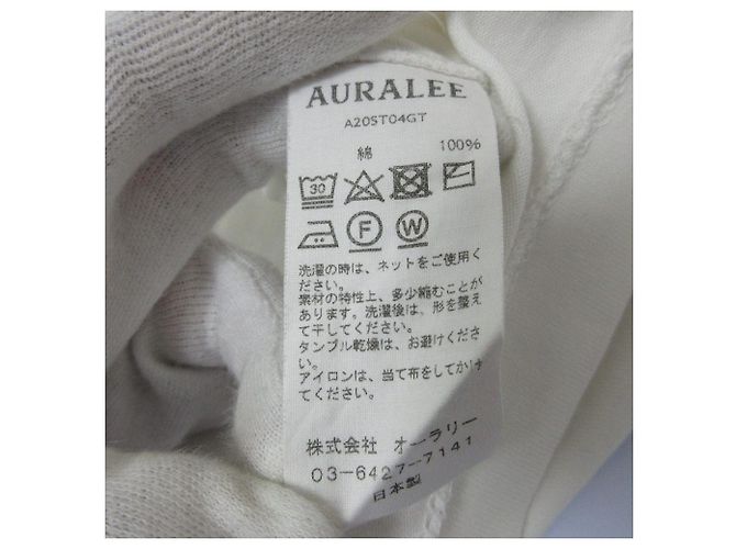 Autre Marque Camiseta Cropped AURALEE Ron Herman Limited Blanco - vista 7