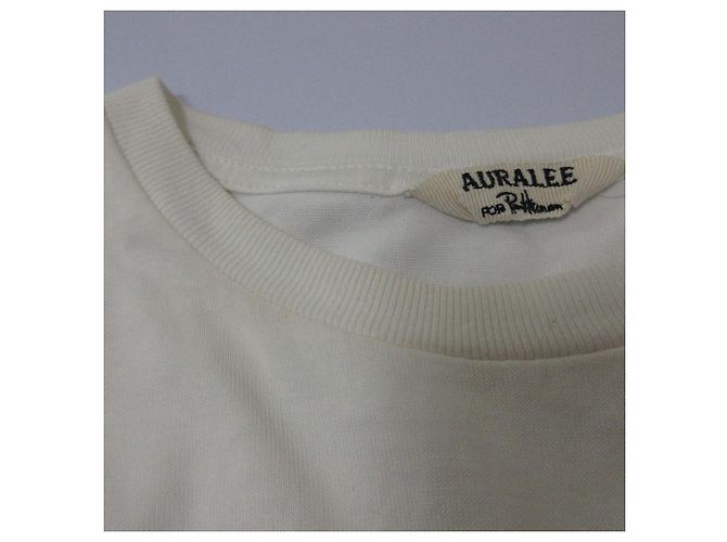 Autre Marque Camiseta Cropped AURALEE Ron Herman Limited Blanco - vista 8