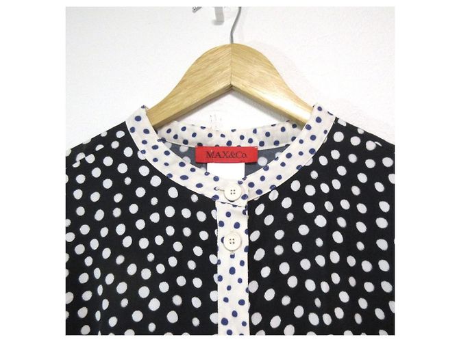 Autre Marque MAX&Co. Langes Kleid Schwarz - Ansicht 3
