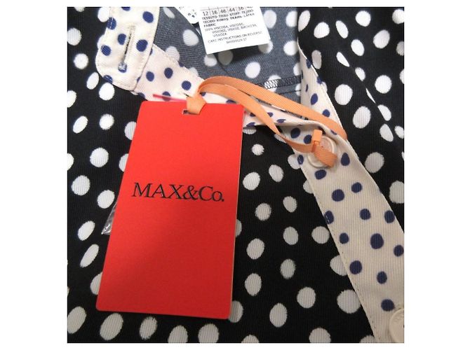 Autre Marque MAX&Co. Langes Kleid Schwarz - Ansicht 8