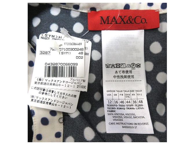 Autre Marque MAX&Co. Langes Kleid Schwarz - Ansicht 9