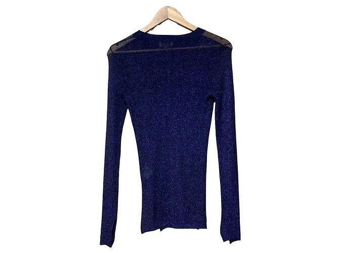Autre Marque BAUM UND PFERDGARTEN Strickpullover mit langen Ärmeln Lila - Ansicht 2