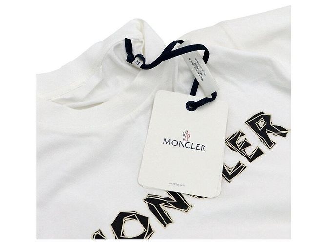 Moncler Baumwoll-T-Shirt mit Grafik-Logo für Herren Weiß - Ansicht 5