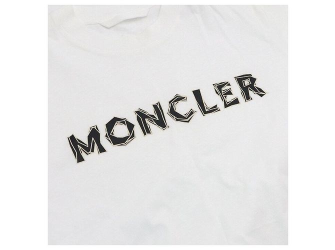 Moncler Baumwoll-T-Shirt mit Grafik-Logo für Herren Weiß - Ansicht 6