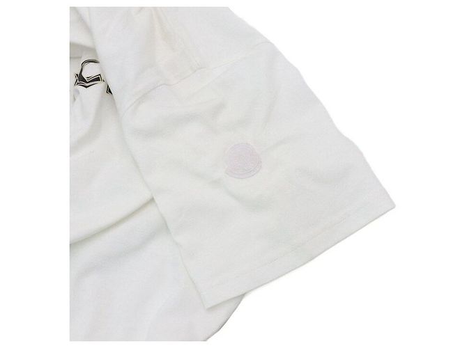 Moncler Baumwoll-T-Shirt mit Grafik-Logo für Herren Weiß - Ansicht 7