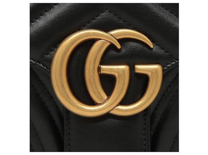 Gucci Borsa a tracolla GG Marmont Matelassé DTDIT Black Nero - vista 5