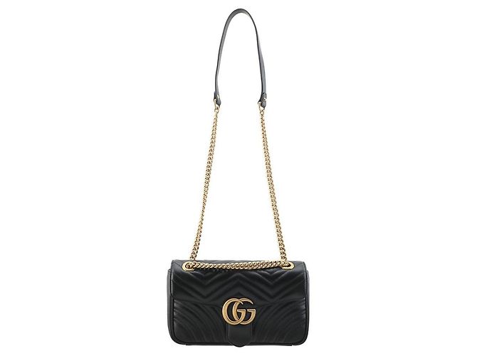 Gucci Borsa a tracolla GG Marmont Matelassé DTDIT Black Nero - vista 6