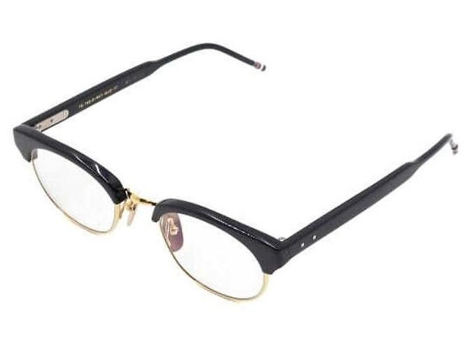 Thom Browne Black Acetate Eyeglass Frame - view 2