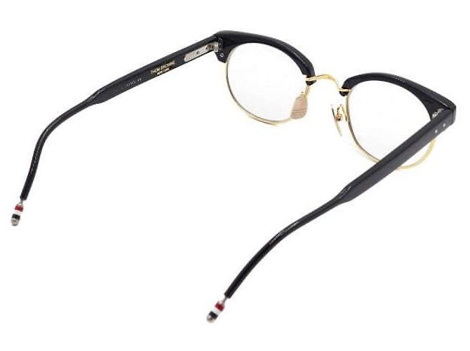Thom Browne Black Acetate Eyeglass Frame - view 3