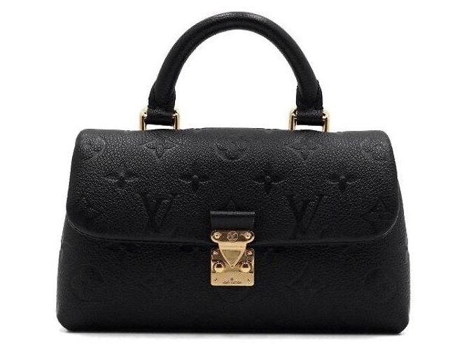 Louis Vuitton Borsa Tote Nano Madeleine Monogram Empreinte nera con catena dorata Nero - vista 2