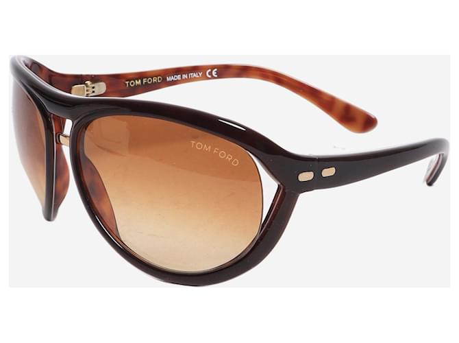 Tom Ford Gafas de sol Cameron marrones Castaño - vista 2