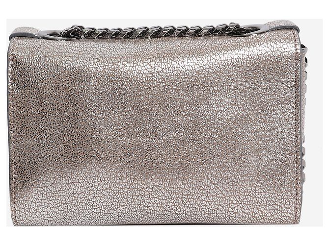Jimmy Choo Borsa a tracolla Silver Rebel Argento - vista 3