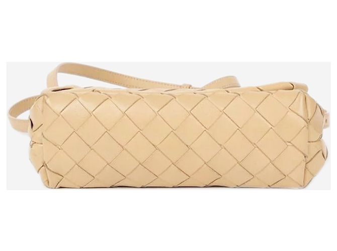 Bottega Veneta Borsa a patta in pelle Intrecciato Blush - vista 5