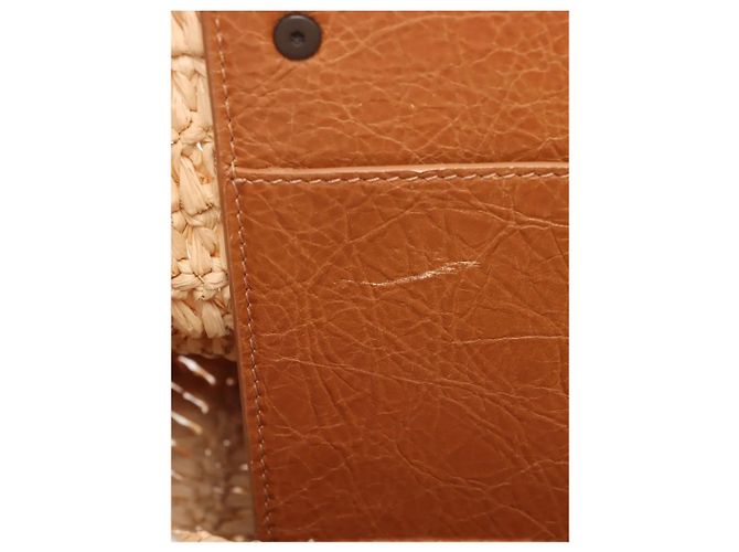 Balenciaga Bolso tote de rafia Le City Neutral - vista 2