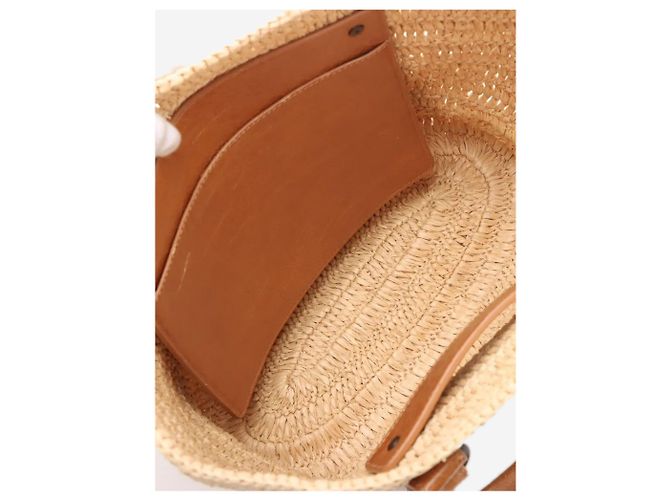 Balenciaga Bolso tote de rafia Le City Neutral - vista 5