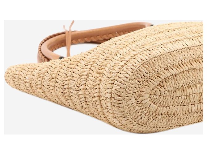 Balenciaga Bolso tote de rafia Le City Neutral - vista 8