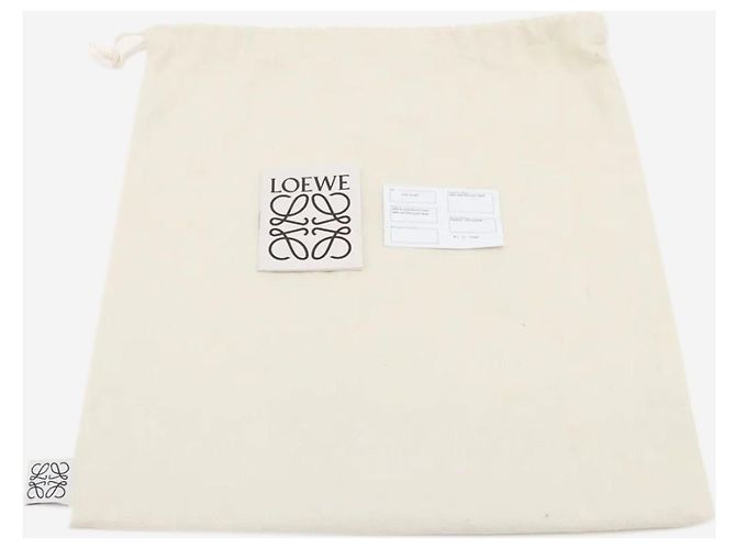 Loewe Mini borsa 2way Hammock in pelle Verde - vista 12