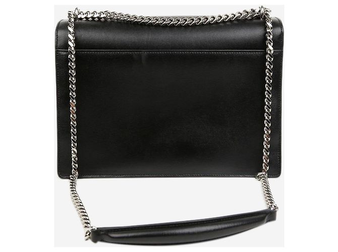 Saint Laurent Borsa Sunset in pelle nera Nero - vista 3