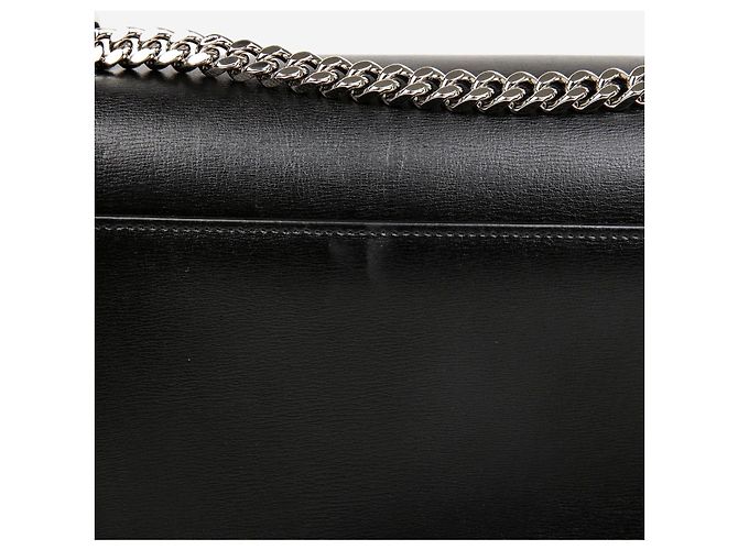 Saint Laurent Borsa Sunset in pelle nera Nero - vista 5