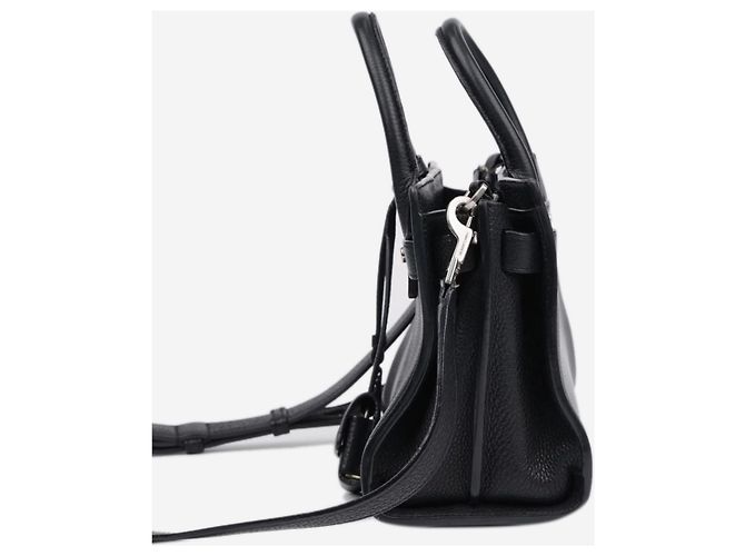 Saint Laurent Borsa 2way Nano Sac De Jour Nera Nero - vista 3