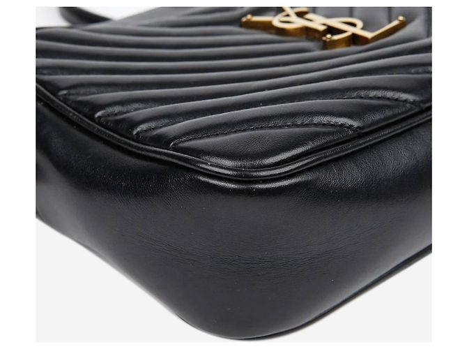 Saint Laurent Borsa Lou Camera bag Paris nera Nero - vista 10