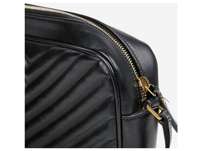 Saint Laurent Borsa Lou Camera bag Paris nera Nero - vista 6