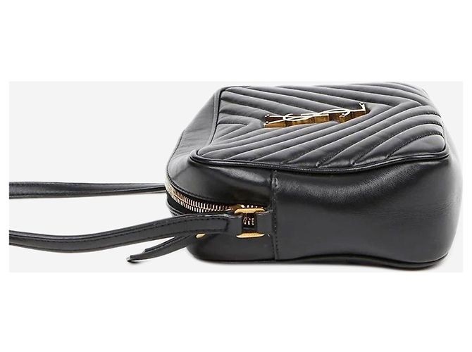 Saint Laurent Borsa Lou Camera bag Paris nera Nero - vista 7
