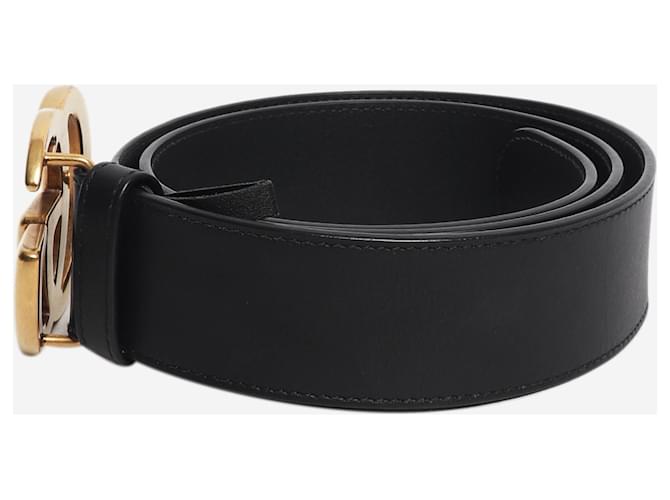 Gucci Cintura con logo Marmont nera e oro Nero - Ansicht 2