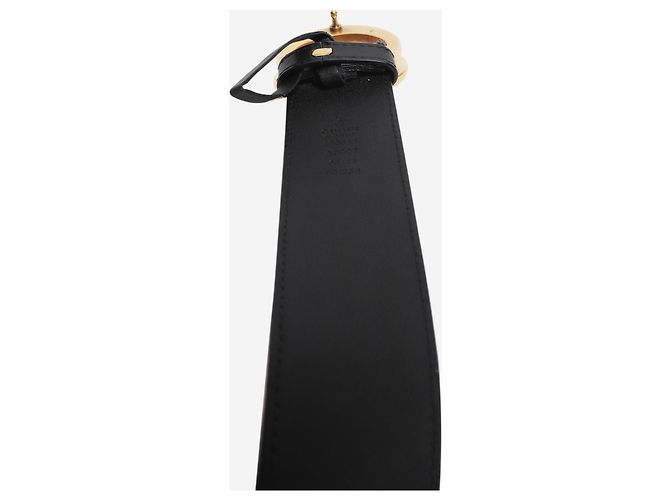Gucci Cintura con logo Marmont nera e oro Nero - Ansicht 5