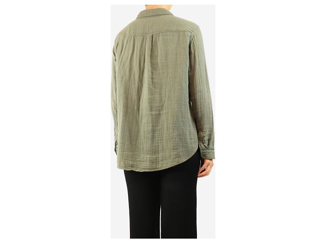Autre Marque Camicia Khaki Scout - size S Verde - vista 2