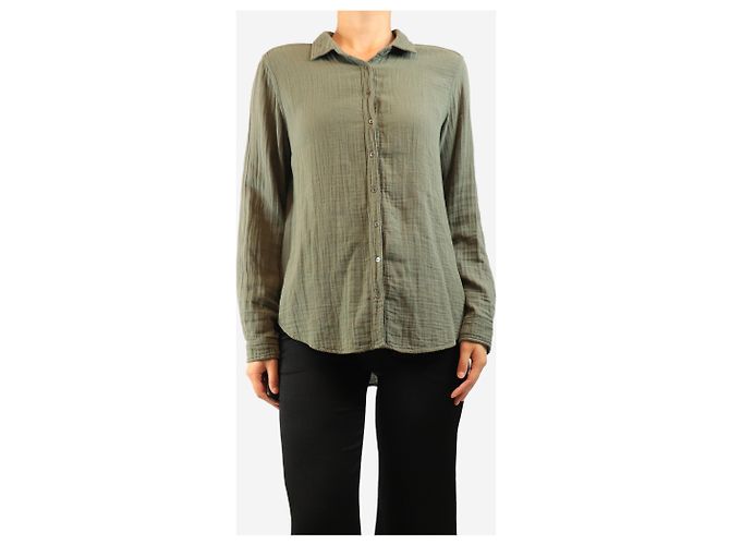 Autre Marque Camicia Khaki Scout - size S Verde - vista 3