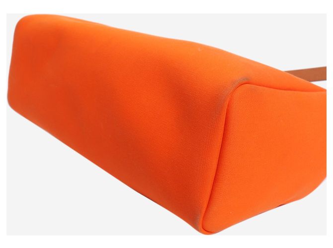 Hermès Herbag in tela Orange 31 Arancione - vista 5