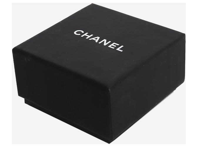 Chanel Orecchini pendenti a piuma con logo CC argentato Argento - vista 4