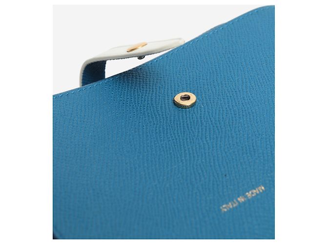 16 Céline Clutch-Tasche mit blauem Lederriemen - Ansicht 7