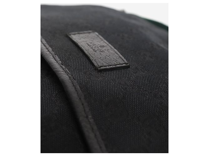 Gucci Borsa a tracolla in tela GG nera Nero - vista 7